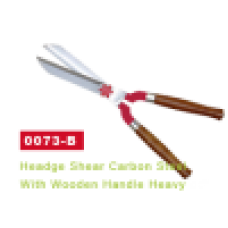 J.S.P-HEDGE SHEAR CARBON STEEL WITH WOODEN HANDLE HEAVY
