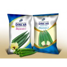 Dinkar Okra(Bhendi)Vegetable Seeds Dayavan -2 -500 GRM