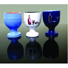 Three Pots With Stand Handmade