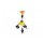 C88 Mini Telescopic Tripod Sprinkler Stand (Without Sprinkler) Adj. Length 25-33cm (10''-13'')
